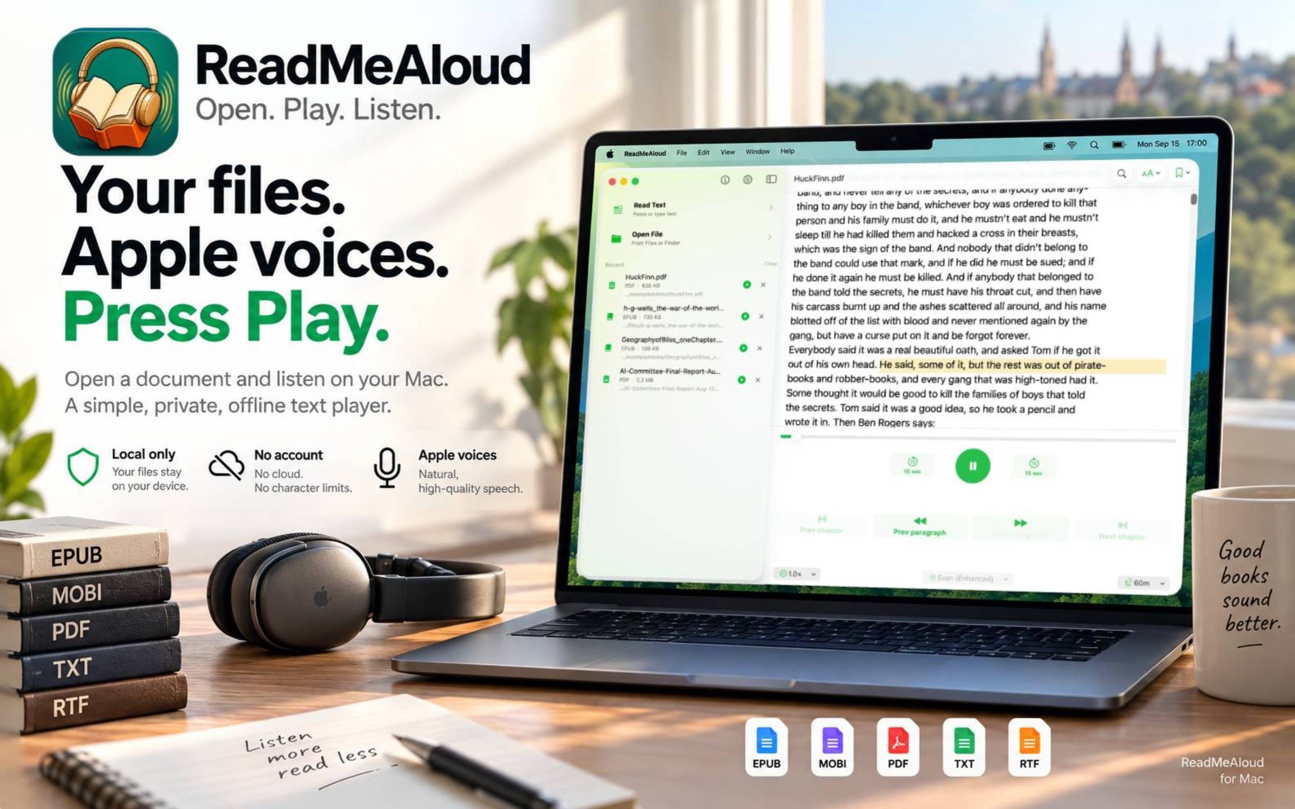 README.aloud on Mac — screenshot 3