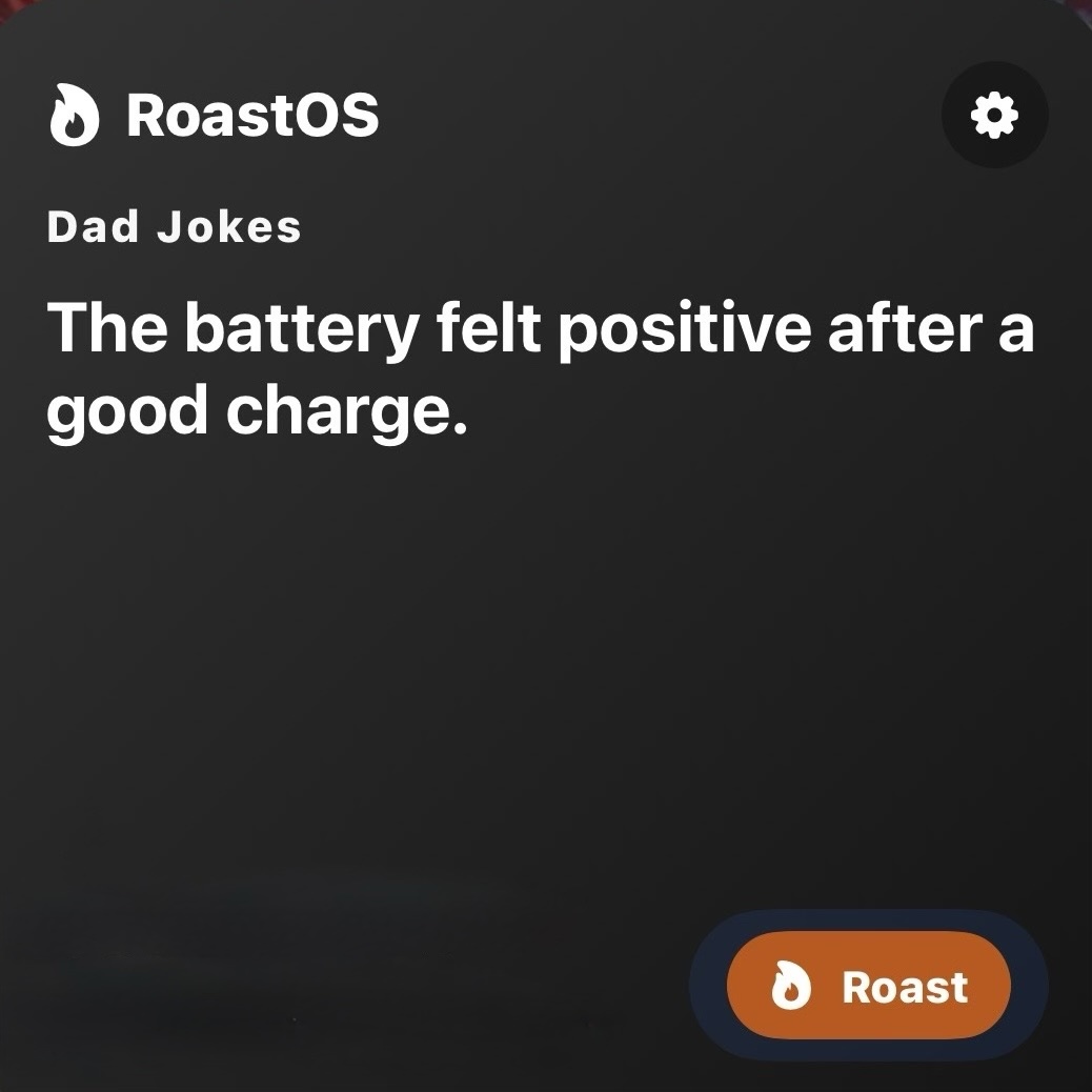 Using own sentences in a RoastOS