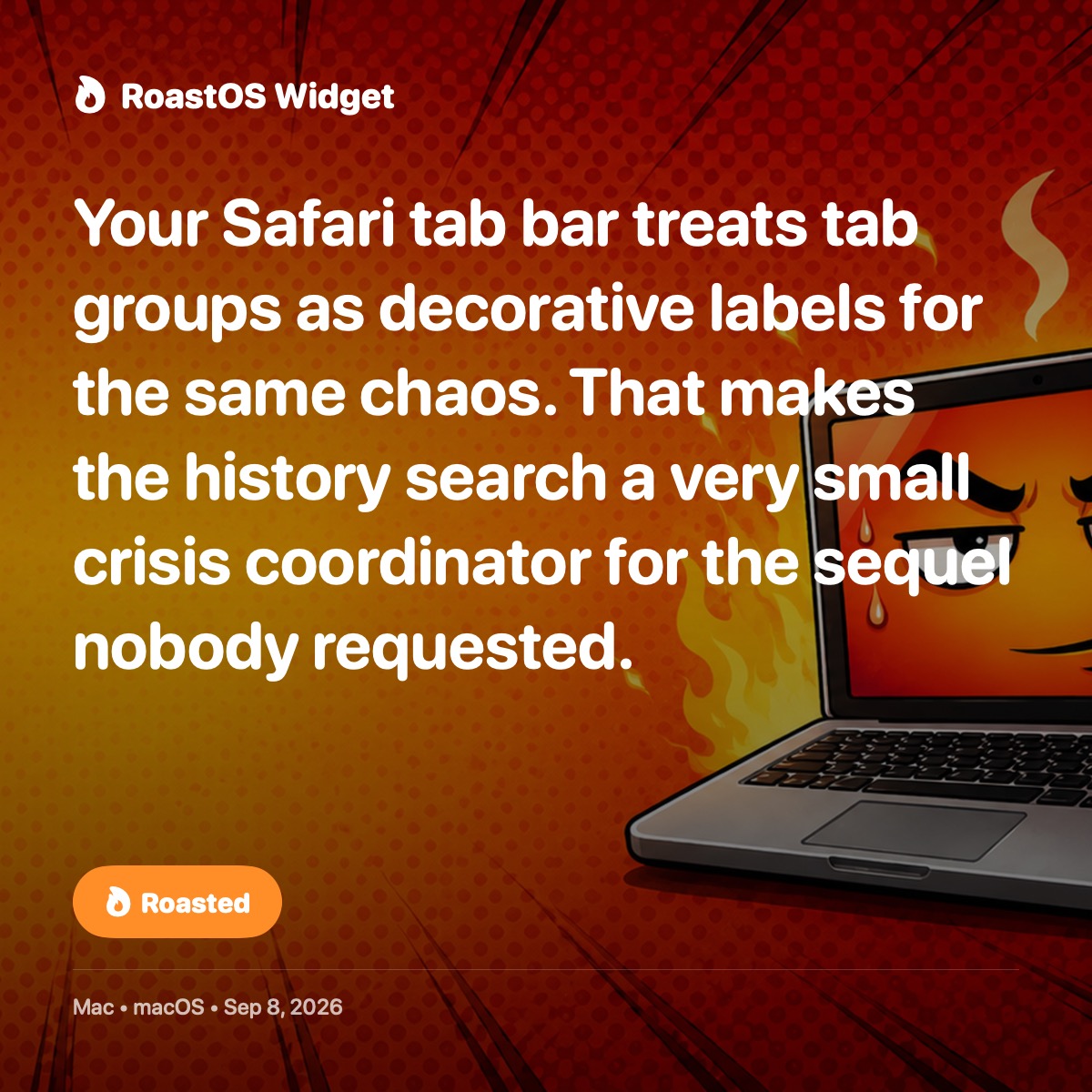 Sharing a RoastOS roast on macOS