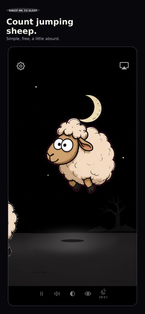 iPhone — jumping sheep